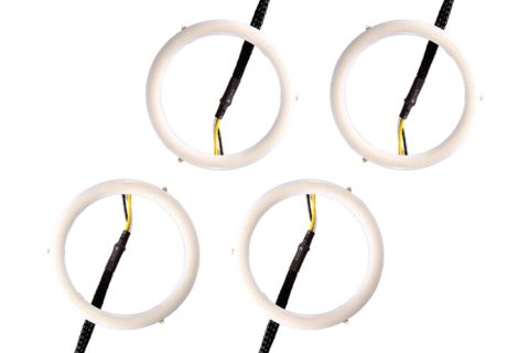 Diode Dynamics HD Halo Kits for 2005-2013 CORVETTE - DD2024Q Kit, LED, Headlight, Amber, Universal, 70mm Diameter, Set of 4