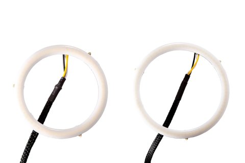 Diode Dynamics HD Halo Kits for 2003-2008 TIBURON - DD2152 Kit, LED, Headlight, White, Universal, 80/100mm Diameter, 2 Sets