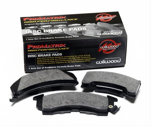 Wilwood ProMatrix Brake Pads 150-9677K Pads, Promatrix, Semi-metallic, Front, Infiniti, for Nissan, Set