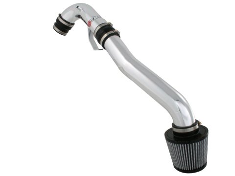 aFe Takeda Attack Stage 2 Pro Dry S Cold Air Intake Systems TA-1003P Kit, S, Clear Anodized Aluminum Tube, Synthetic Filter, Gray, for use on Honda®, 1.5L, Kit