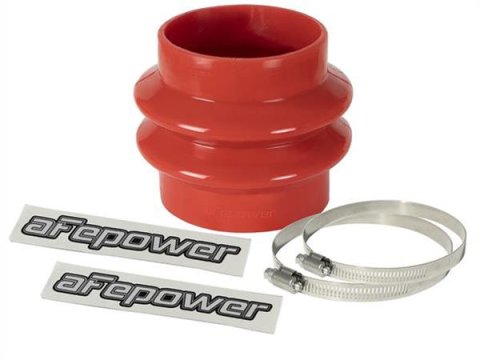 aFe Tubing Couplers 59-00118 Couplers, Straight, Silicone, Red, 3.13 in. Inlet/3.00 in. Outlet Diameter, 3.50 in. Length, Each