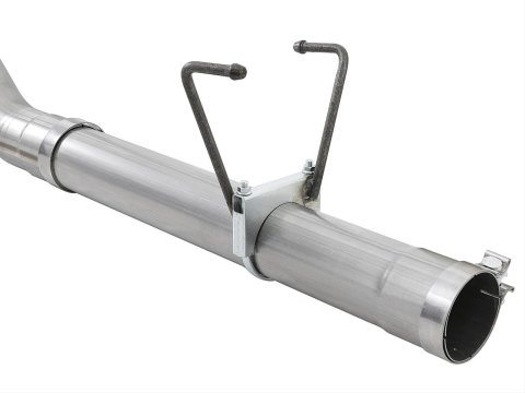 aFe Large Bore-HD Exhaust Systems 49-42006-B System, Bore HD, Particulate Filter Back, Single, Stainless Steel, Black Tip, Dodge, Ram, 6.7L, Kit