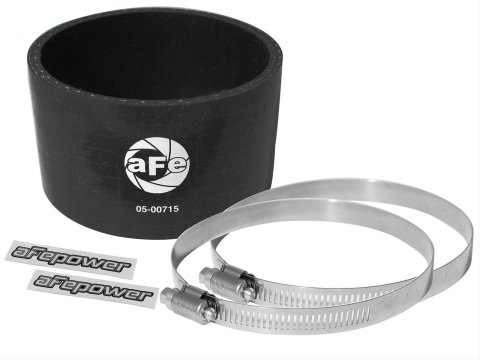 aFe Tubing Couplers 59-00009 Couplers, Straight, Silicone, Black, 4.00 in. Inlet/Outlet Diameter, 2.50 in. Length, Each