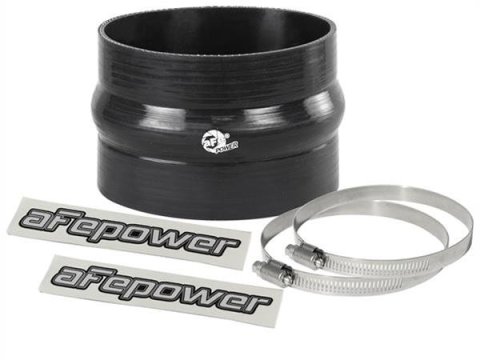 aFe Tubing Couplers 59-00093 Couplers, Hump, Silicone, Black, 4.13 in. Inlet/Outlet Diameter, 3.00 in. Length, Each