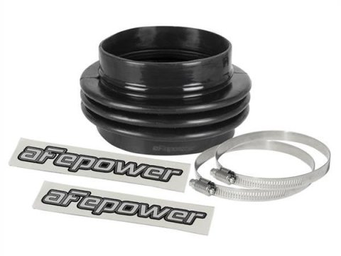 aFe Tubing Couplers 59-00112 Couplers, Straight, Silicone, Black, 5.00 in. Inlet/4.50 in. Outlet Diameter, 3.25 in. Length, Each