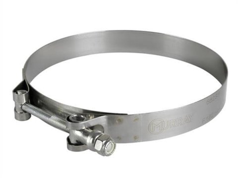 aFe Stainless Steel Hose Clamps 59-01033 Clamps, T-bolt Style, Steel, Natural, 5.313 in. to 5.625 in. O.D., Each