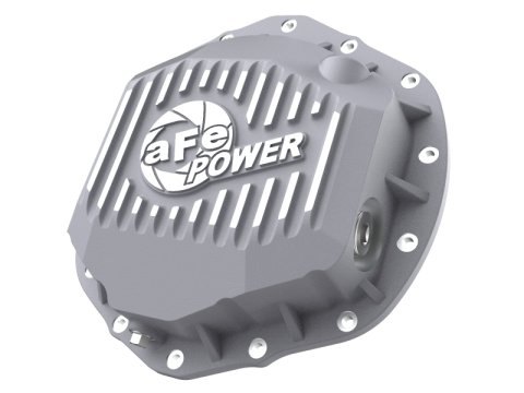 aFe Street Series Differential Covers 46-71260A Cover, Series, Raw w/ Machined Fins, GM Diesel Trucks, Kit