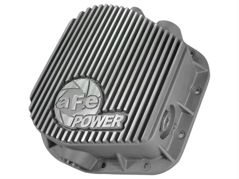 aFe Street Series 12 Bolt Ford 9.75 Inch Differential Cover 46-70150 Cover, Series, Aluminum, Natural, 12-bolt, 9.750 in., Ford, Each
