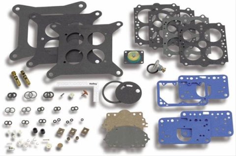 Holley Carburetor Renew Kits 37-119 Rebuid Kits, Renew, 4160 Models, Gaskets, O-rings, Pump Diaphragm, Needle, Seats, Power Valve, Instructions, Kit