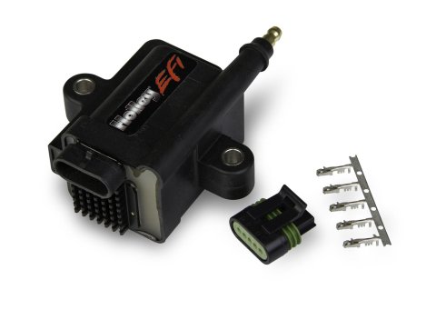 Holley Coil-Near-Plug Smart Ignition Coils 556-112 Coils, EFI, Coil-Near-Plug, Ignition, Coil Pack Style, Male/HEI Design, Black, 44,000V, Rectangular, for HP, Dominator EFI, Each