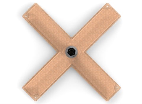 Holley HydraMat Fuel Pickups 16-100 Strainers, HydroMat, Pickup, Cross Style, Center Outlet, 15.0 in. Long, 15.0 in. Wide, 3/8 in. NPT Fitting, E85 Compatible, Each