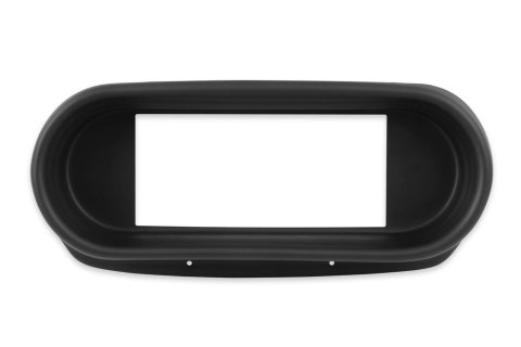 Holley EFI 6.86 in. Dash Bezels 553-399 Panels, EFI, Bezel, 5/32 Thick, ABS Material, Black Matte Finish, Chevy, Chevy II, Nova, Each