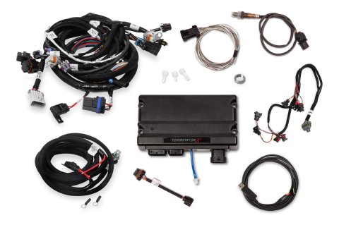 Holley Terminator X Engine Management Systems 550-910T Systems, X, Up to 8-Injectors, 8-Coil, Analog, CANBUS, Sensors, USB Tuning Cable, Chevy, 4.8-6.2L, 4x Cam, 58x Crank, Kit