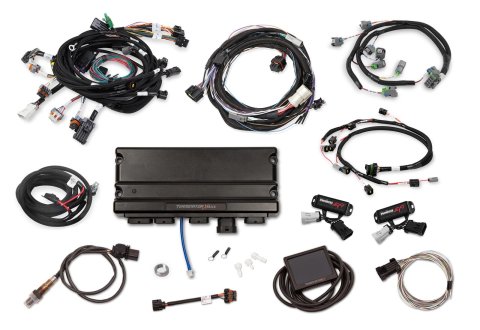 Holley Terminator X MAX Engine Management Systems 550-1317 Systems, MAX, 8-EV6 Injectors, 8-Coils, Plug-and-Play, Drive-by-Wire, Tuner/Trans Control, 4R70W, Ford, 4.6L, 5.4L, Kit