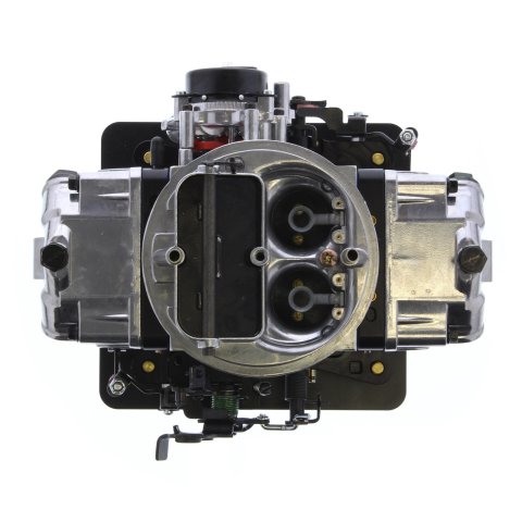 Holley Ultra Double Pumper Carburetors 0-76750BK Carburetors, Pumper, 750 cfm, 4-barrel, Square Bore, Electric Choke, Mechanical Secondaries, Black and Polished Finish, Each