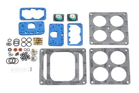 Holley Carburetor Renew Kits 37-1534 Rebuid Kits, Renew, 4500 Models, Gaskets, O-rings, Pump Diaphragm, Needle, Seats, Sizes 0.120, 0.130, Power Valve, Instructions, Kit