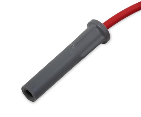 Holley Spark Plug Wires 561-112 Wire Sets, EFI, Cut-to-Fit, OE Coil Packs, Red Wire, 8.00mm Core, Gray Silicone, Boot, Straight, Chevy, LS Engine, Set