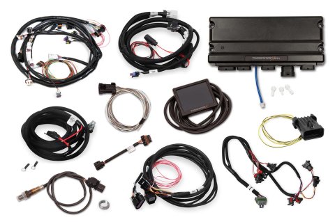 Holley Terminator X MAX Engine Management Systems 550-959 Systems, MAX, Universal, 8-EV1 Injectors, 8-Coils, GM Drive-by-Wire, GM Trans Harness, Domestic, Pushrod Engine, Kit