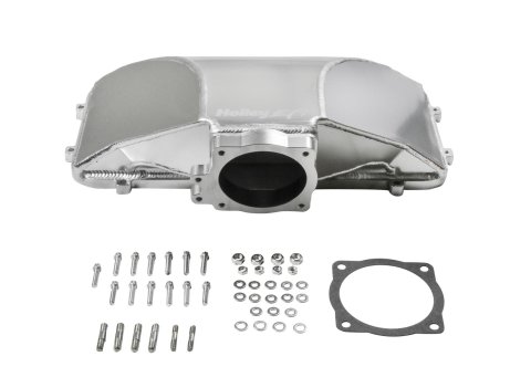 Holley EFI Ford Fabricated Hi-Ram Intake Manifold Tops 300-280 Manifolds, Fabricated, Hi-Ram, Throttle Body, Top Only, 95mm Bore, Aluminum, Natural Finish, Ford, 5.0L, Windsor, Kit