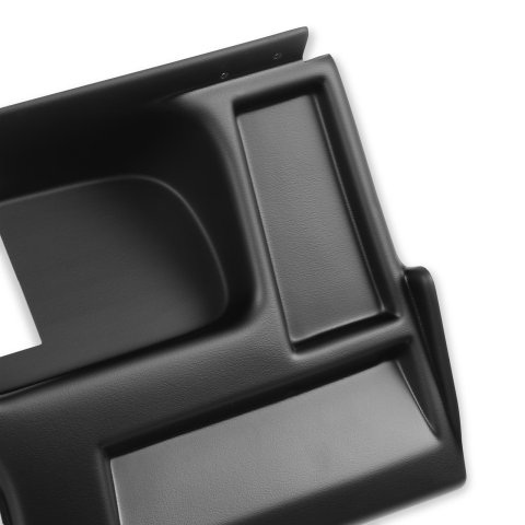 Holley EFI 6.86 in. Dash Bezels 553-435 Panels, EFI, Pro Bezel, 5/32 Thick, ABS Material, Black Matte Finish, No A/C Vents, Chevy, Nova, Each