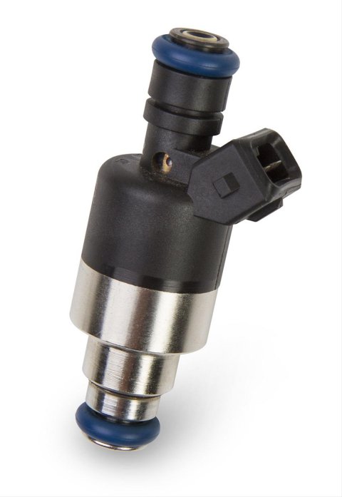 Holley Fuel Injectors 522-241 Injectors, 24 lbs/hr., Tri-cone Spray, Bosch Plug, EV1 Body, 12V Saturated Circuit, 2.85 in. Seat Height, High Impedance, Each