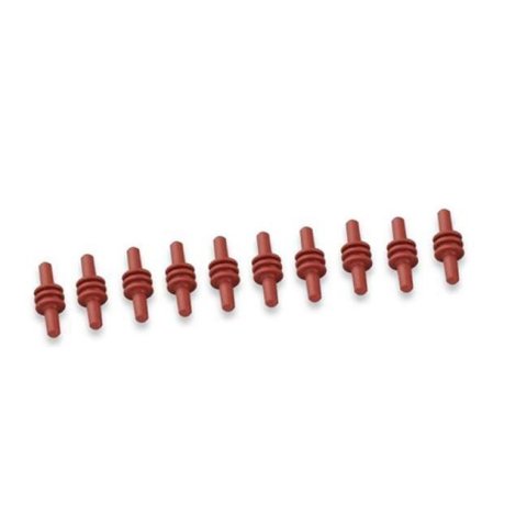 Holley Weatherproof Seals 571-134 Wiring Connector Replacement Parts, EFI, Replacement, Seal Plugs, Weatherpack, Brown, 100-piece, Set