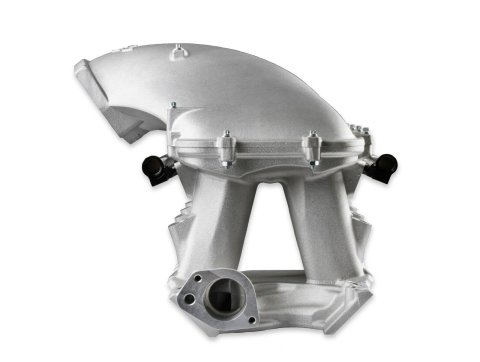 Holley SBF Hi-Ram EFI Intake Manifolds with Side-Mount Tops 300-306 Manifold, EFI, Multi-port, Aluminum, Satin, 8.20 in. Deck Height, Side Mount Top, Kit