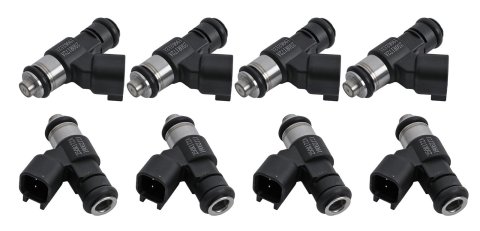 Holley EFI Terminator X Fuel Injectors 522-768X Injectors, EFI, X, 76 lbs/hr, USCAR Plug, EV6 Body, 12V Saturated, 1.42 in. Seat Height, High Impedance, 8-pieces, Set