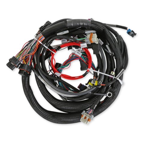 Holley LS Extended-Length Main Engine Harnesses 558-133 Wiring Harnesses, EFI, LS1/6, 24X/1X, Harness, Plug-and-Play, Extended Length, for Dominator/HP EFI Systems, Chevy, 4.8-6.0L, Each