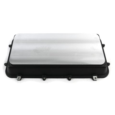 Holley Hi-Ram Intake Manifold Plenum Tops 300-208BK-2 Manifolds, EFI, Hi-Ram, Top Section, Standard Deck, Tunnel Ram, Black Finish, Non-Machined, Blank Flange, Each