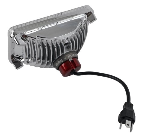 Holley RetroBright LED Headlights LFRB140-1 Headlight Conversion, RetroBright, Style, Sealed Beam, Rectangular, 4 in. x 6 in. Housing, Modern White, High and Low Beam, 5,700K Bulb, Each
