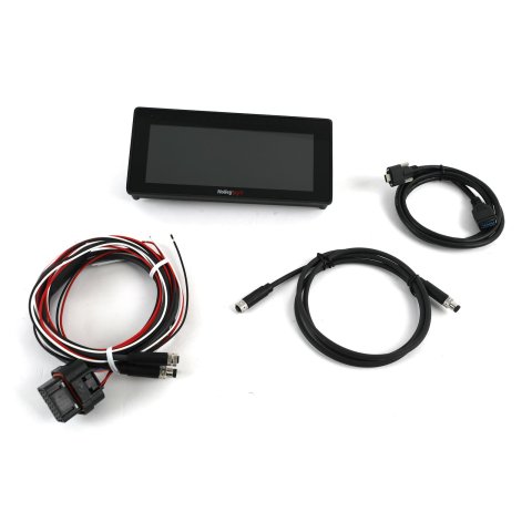 Holley EFI 6.86 in. Pro Dash Touch Screens 553-112X Fuel Injection System Components, EFI, Dash, Screen, Black Case, Wire Harness, Multiple Inputs, Built-in GPS, Odometer, Kit