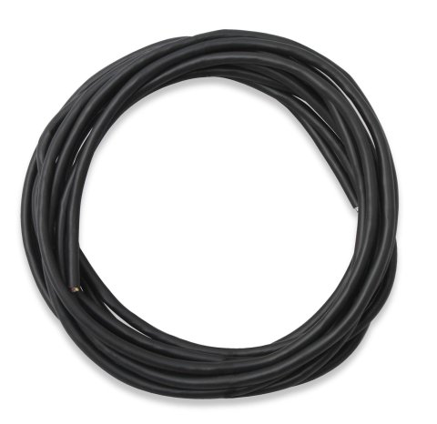 Holley Shielded Cable Conductor Wires 572-100 Electrical Wires, EFI, Cable, Black Jacket, 7-conductor, Five 18 gauge Wires, Two 20 gauge Wires, Wideband, 25 ft. Spool, Each