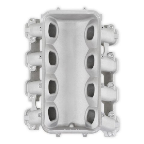 Holley EFI LT1 Gen V Lo-Ram Intake Manifolds 300-710 Manifolds, EFI, LT1, V, Lo-Ram, Base Only, Direct Injection, Standard Deck, Aluminum, Satin Finish, Chevy, V, 5.3L, 6.2L, Each