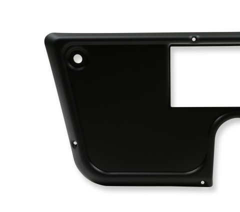 Holley EFI 6.86 in. Dash Bezels 553-419 Panels, EFI, Pro Bezel, 5/32 Thick, ABS Material, Black Matte Finish, Chevy, GMC, Trucks, Each