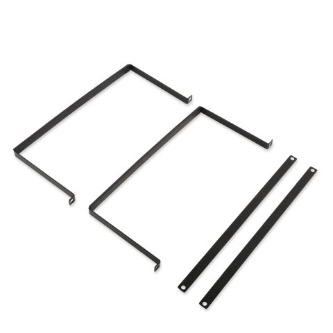 Holley Fuel Cell Mounting Straps 19-223 Mounts, Steel Straps, 1/8 in. Thick, Black, E-coated, Rubber Isolator Strips, Hardware included, for 20 Gallon Cell, Kit