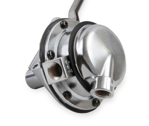 Holley Mechanical Fuel Pumps 12-460-11 Pumps, Mechanical, 110 gph, 6.5-8 psi, Aluminum, Silver, 3/8 in. NPT, Female Thread, Inlet and Outlet, Ford, 429ci, 460ci, Each