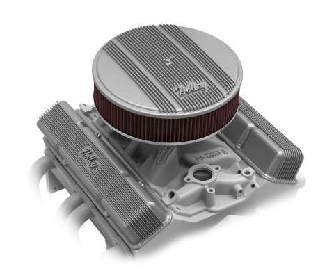 Holley Vintage Series Air Cleaner Assemblies 120-160 Cleaners, Series, Round, 14 in. Diameter, Natural, Paper Filter, Each