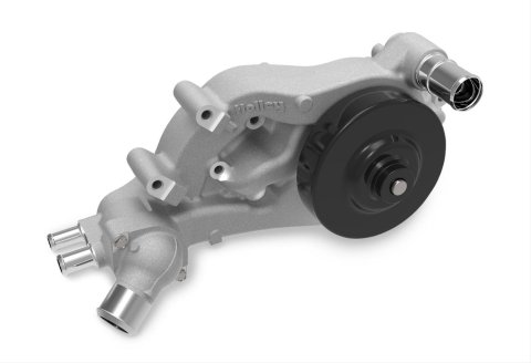 Holley Mechanical Water Pumps 22-101 Pumps, Mechanical, Standard-volume, Counterclockwise Rotation, Aluminum, Natural Finish, Forward Inlet, Long-belt, Chevy, LS, 4.8-7.0L, Each