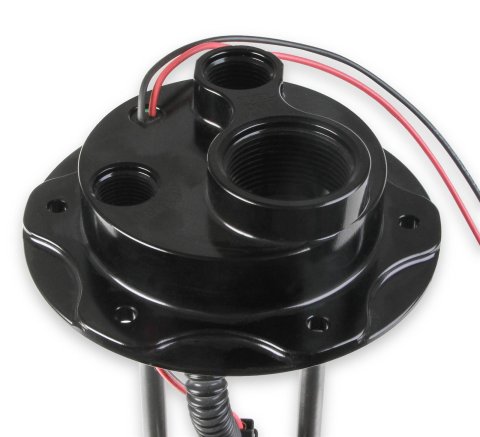 Holley Fuel Cell EFI Pump Module Assemblies 12-139 Pumps, Cell, Drop-In EFI, 255 lph, 80 psi, -8 AN Return, -10 AN Outlet, 6-bolt flange, Each