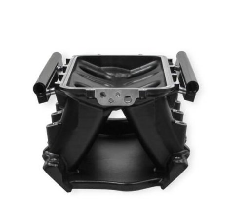 Holley 351W Ford Hi-Ram EFI Intake Manifolds 300-242BK Manifolds, Ford, EFI, Multi-port, 1,500-7,000 RPM Range, 105mm Bore, Standard Deck, Aluminum, Black, Ford, 5.8L, Windsor, Kit