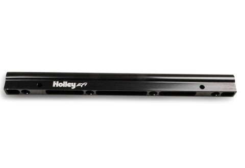 Holley EFI LS Single Plane Split-Design Race Intake Manifolds 300-255BK Manifolds, Fuel Injected, Race, Stock/OEM Deck, 2,500-7,000 RPM, Aluminum, Black Ceramic, Chevy, Small Block, Each