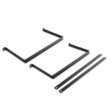 Holley Fuel Cell Mounting Straps 19-221 Mounts, Steel Straps, 1/8 in. Thick, Black, E-coated, Rubber Isolator Strips, Hardware included, for 10 Gallon Cell, Kit