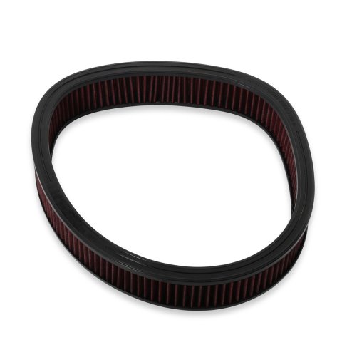 Holley RetroFilter Drive-By-Wire Air Cleaners 120-501 Cleaners, Retrofilter, Drive-By-Wire, 16 in. Round, Aluminum, Black, Cotton Gauze Filter, Red, GM LS 4-Bolt 92mm Throttle Body, Kit