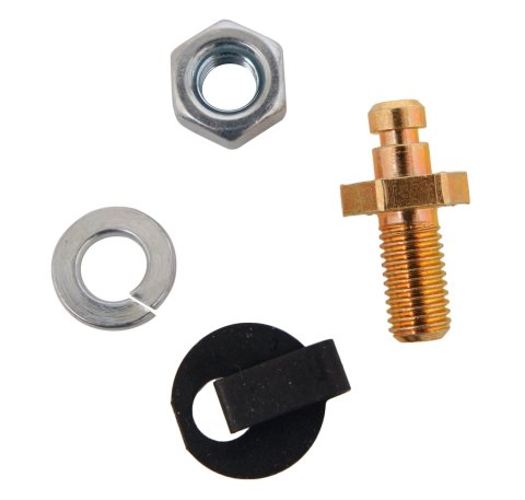 Holley Carburetor Throttle Lever Studs 20-37 Studs, Replacement, Steel, Zinc Finish, 1/4 in.-28 UNF Thread, 7/32 in. Diameter Stud, Hardware included, Universal, Each