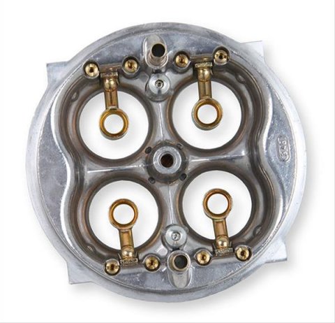 Holley Carburetor Main Bodies 134-313 Components, Body, Ultra XP, Replacement, 750 cfm, Aluminum, Shiny Finish, Down-Leg Boost, Discharge Nozzle, Brass Air Bleeds, Each