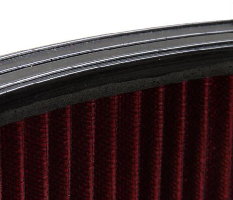 Holley Replacement Air Filter Elements 220-30 Elements, Reusable, Round, Cotton Gauze, Red, 16 in. Diameter, 3 in. Tall, Each