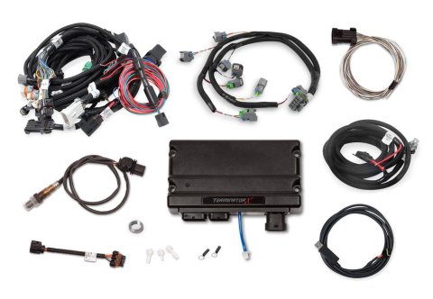 Holley Terminator X Engine Management Systems 550-1221 Systems, X, Up to 8-EV6 Injectors, 8-Coils, Analog, O2 Sensor, Plug-and-Play, USB Tuning Cable, Ford, 4.6L, 5.4L, Kit