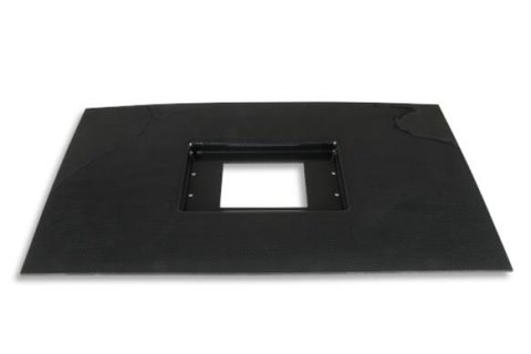 Holley EFI 7.5 in. Dash Bezels 553-358 Panels, EFI, Bezel, ABS Plastic, Carbon Fiber Finish, 12 Tall, 21 Wide, Trim-to-Fit, Each