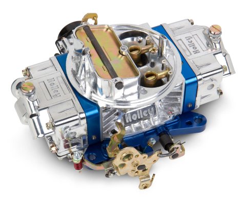 Holley Ultra Double Pumper Carburetors 0-76650BL Carburetors, Pumper, 650 cfm, 4-barrel, Square Bore, Electric Choke, Mechanical Secondaries, Dual Inlet, Blue and Polished Finish, Each